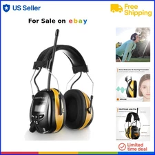 Hearing Protection Ear Muffs ABS Noise Cancelling Headphones 25dB Noise Reduc...