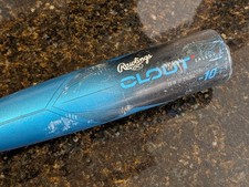 Bate de aleación Rawlings Clout 2023 certificado por la USSA (-10) aleación 19 oz 29