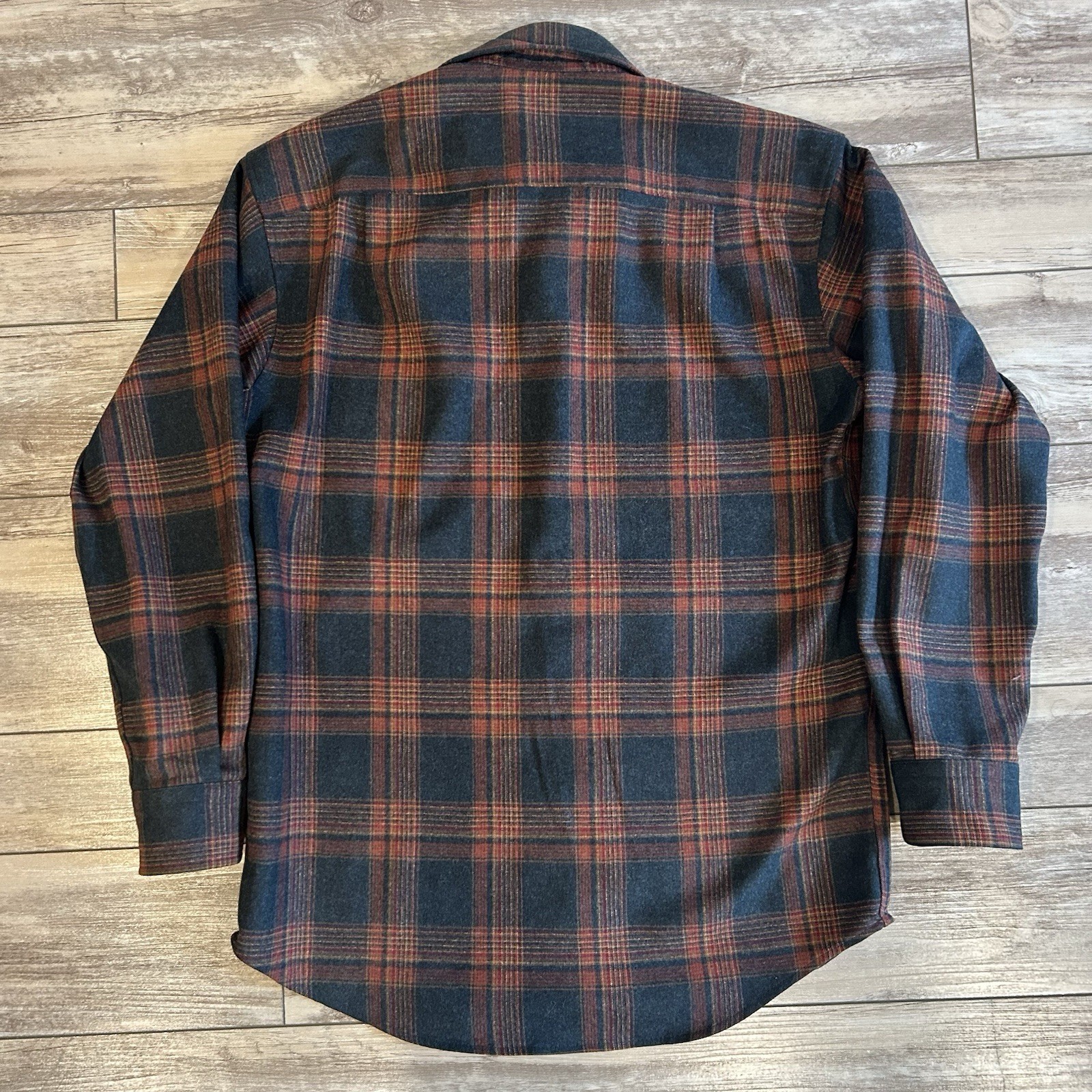 Vintage Pendleton Wool Button Up Long Sleeve Elbo… - image 2