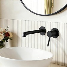 Wall Mount Bathroom Faucets Sink Faucet Single Handle Brass Basin Faucet for