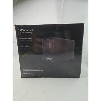 Cavalry Storage CADAZB0011420 USB/eSATA 2-Bay RAID Personal Disk Array BRAND NEW