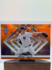 2025 Topps Transcendent ORANGE REFRACTOR /25 Gerrit Cole 61 SSP 