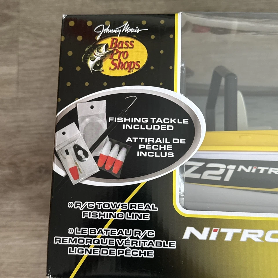 Bass Pro Shops Nitro Z21 Radio Control RC Fishing Boat New Sealed B1176 2.4 GHz - Image 2 of 4