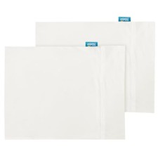 Organic Cotton Toddler Pillowcase 2 Pack, Pillowcase Only Kids Solid Cream