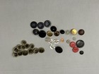 36-Piece Eclectic Mixed Button Lot Dennis Basso Vintage Craft Sewing Assortment — photo 2