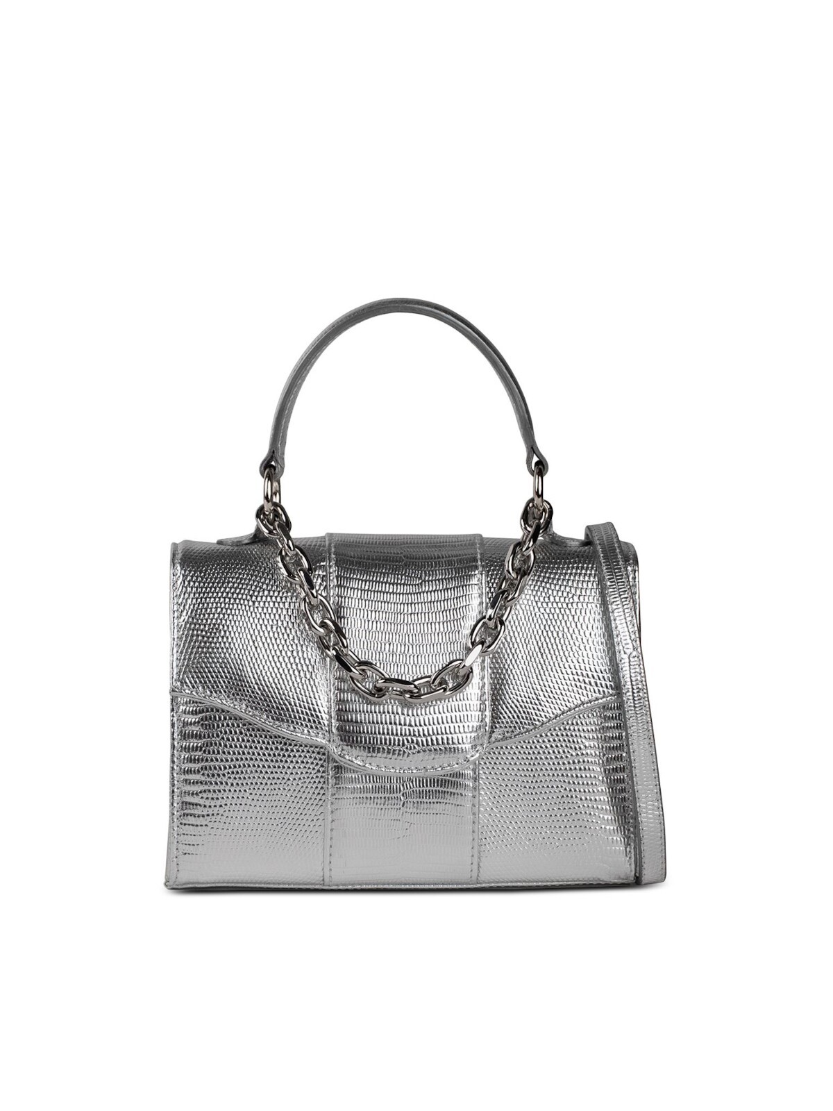 Женская серебряная металлическая искусственная цепочка LISELLE KISS с одной лентой через плечо