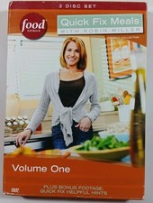 Food Network Quick Fix Meals with Robin Miller Vol. 1 DVD Multidisc Set 2007