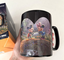 Disney Thomas Kinkade Mickey & Minnie Sweetheart Bridge Morphing Mug — listing 4