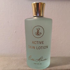 Vintage New Estee Lauder Active Skin Lotion Tonic Conditioner Glass Bottle 8oz