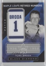 2021-22 Upper Deck Black Diamond 74/99 Turk Broda #TMRN-TB Patch HOF 03uh