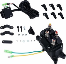 12V 250A Winch Solenoid Relay Contactor for ATV UTV  2000-5000 lbs Winch Kit