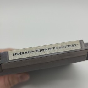 Spider-Man: Return of the Sinister Six Nintendo Entertainment System, 1992 Nes