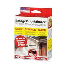 Garage Door Minder&reg; Version II. 100% Wireless. Installs in Two ... FAST USA