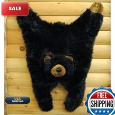 Black Bear Floor Throw Area Rug 42" Kids