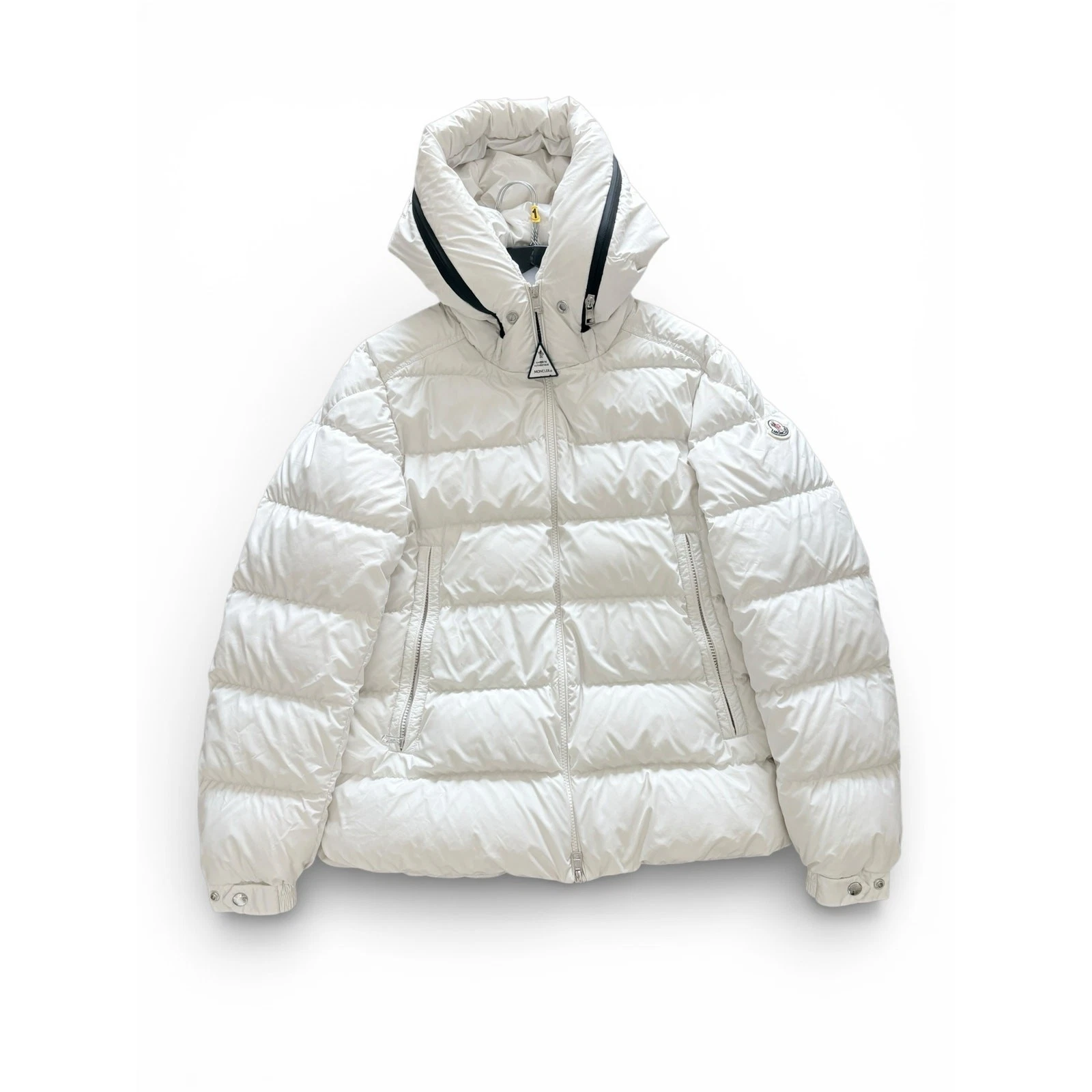Moncler — Moncler Men's Cardere Concealed Logo Jacket White | Size 2