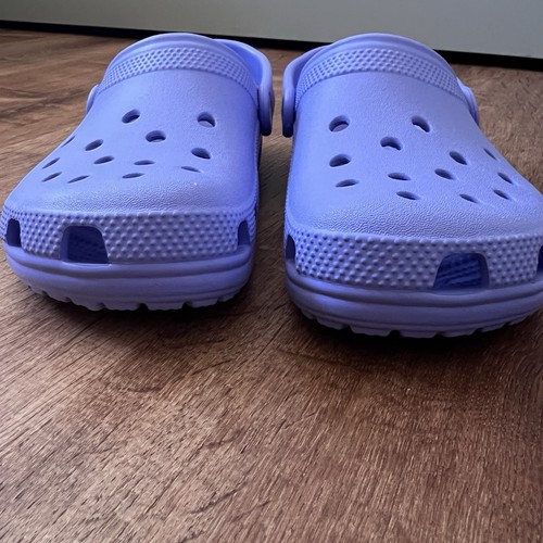 Crocs Classic Youth Girls Unisex Sz J3 Purple Slip On Rubber Comfort School NWOT - Bild 6 von 14