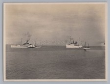 Cuxhaven 1927 - Dampfer Seitenraddampfer - altes Foto 1920er