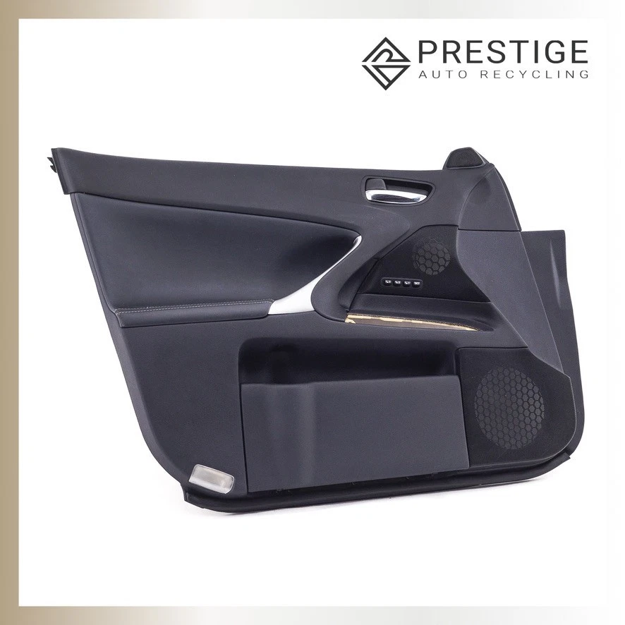 12-2013 LEXUS IS250 IS350 Door Trim Panel Cover Front Left Black 67620-53580-C4 - Image 3 of 4