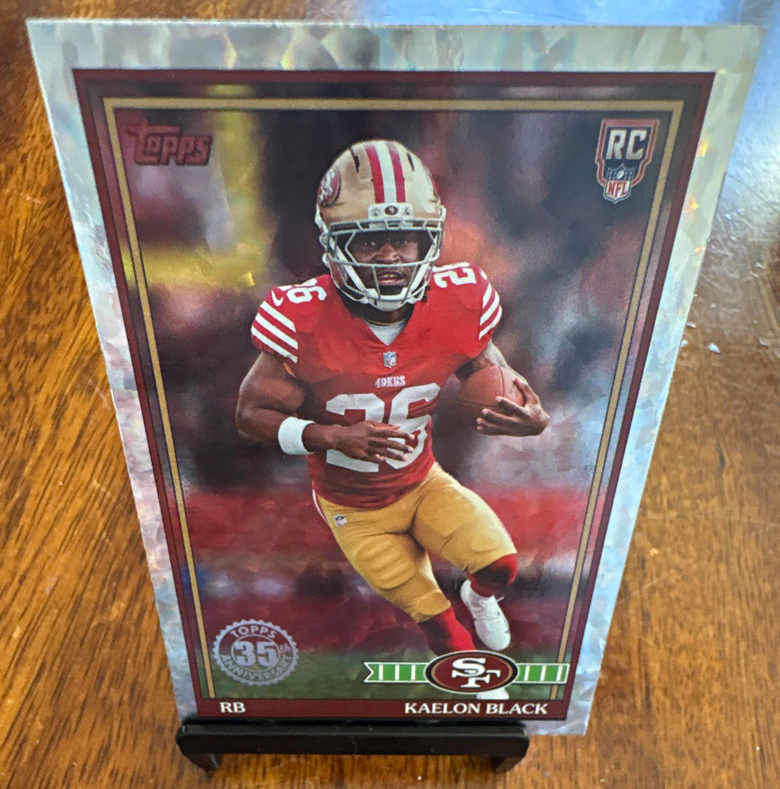 Topps Kaelon Black RC Rookie San Francisco 49ers NFL Football Trading Card