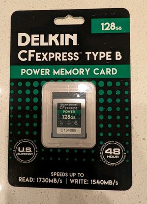 Delkin Devices POWER 128GB CFexpress Type-B Memory Card DCFX1-128