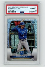 Bobby Witt Jr 2023 Bowman Mega Box Chrome #57 PSA DNA 10 GEM MT Royals