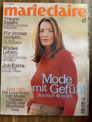 MARIE CLAIRE 9/97 TATJANA PATITZ Seal HANS FEURER Linda Evangelista PAUL JASMIN