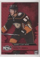 2020-21 Skybox Metal Universe PMG Red 55/90 Rickard Rakell #67 n7r
