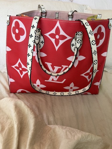 Louis Vuitton OnTheGo GM Giant tote bag Rouge Red/Pink