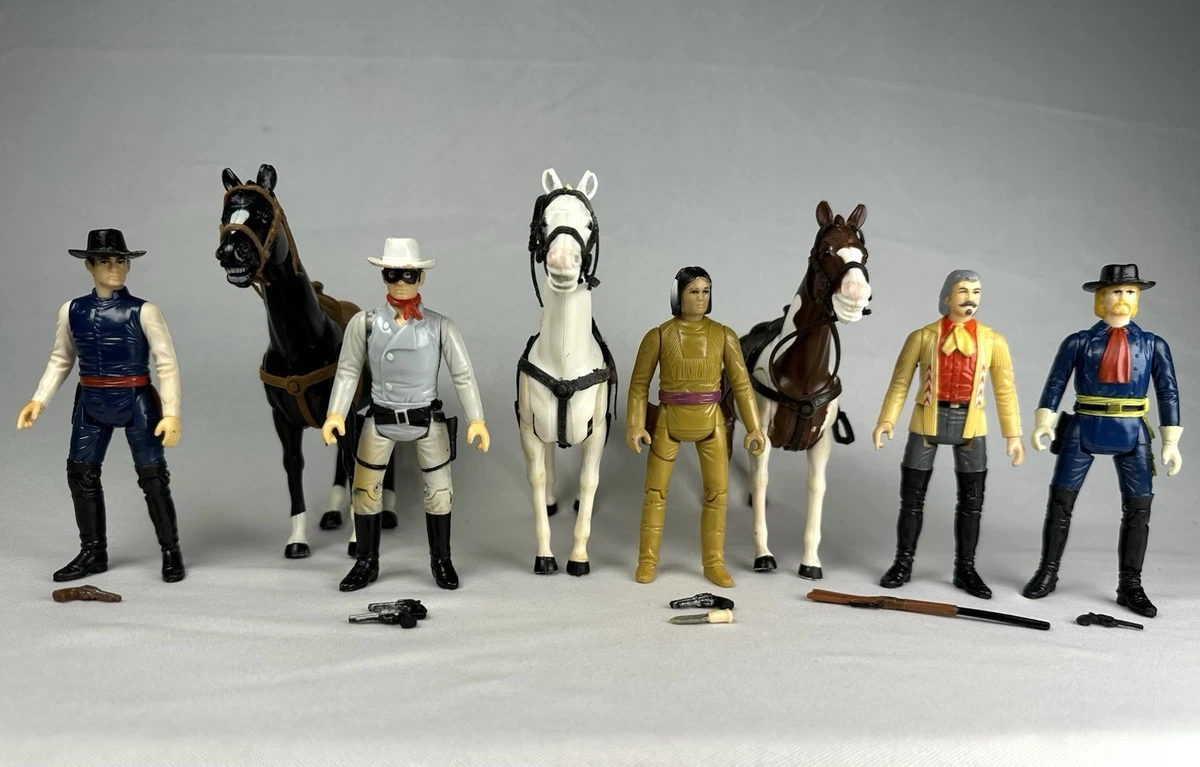 Lone Ranger Figure In Vintage & Antique Cowboy & Western Toys for