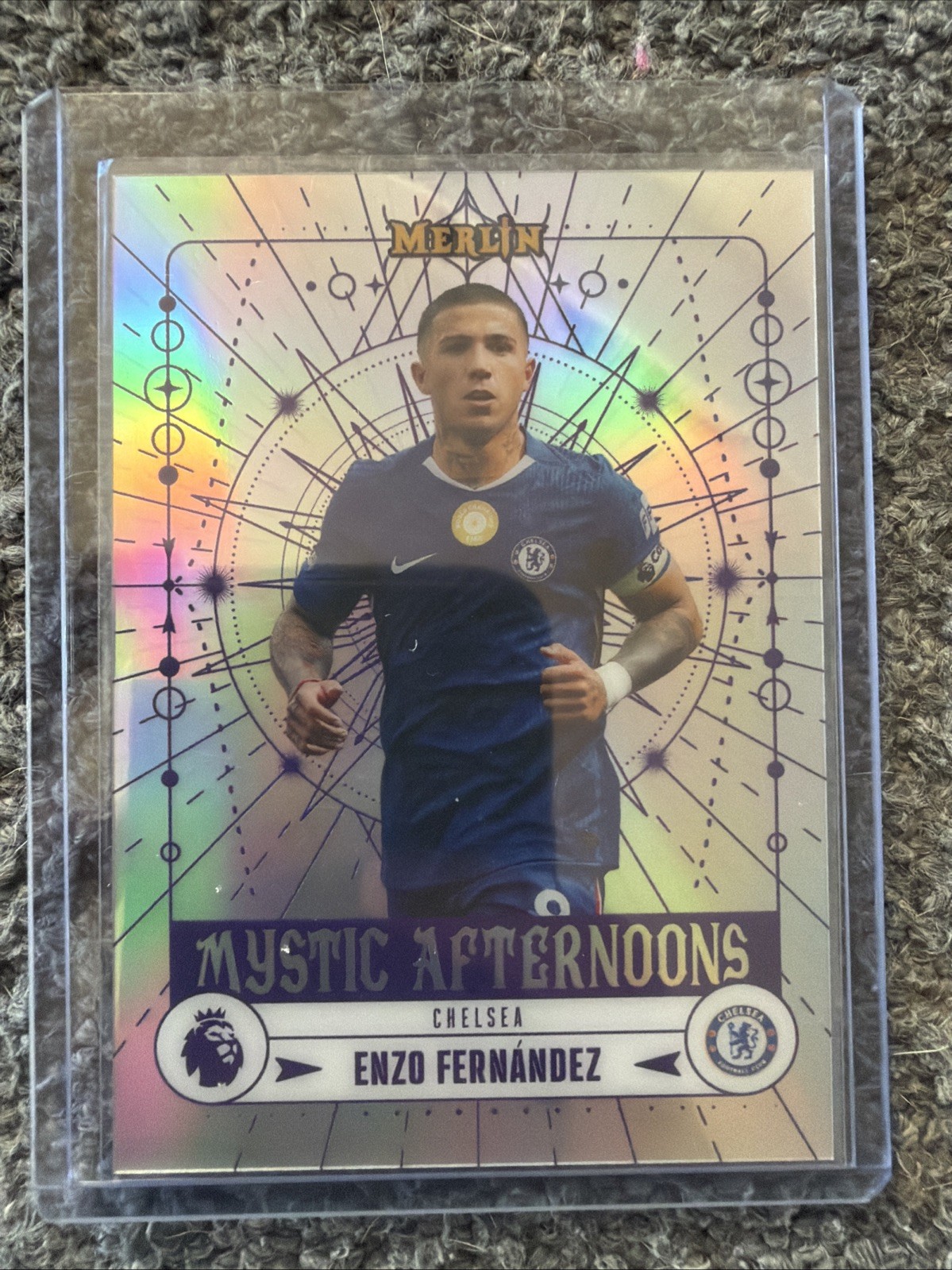 2026 Topps Merlin Premier League - Mystic Afternoons - Enzo Fernandez - #MA-10 view 1