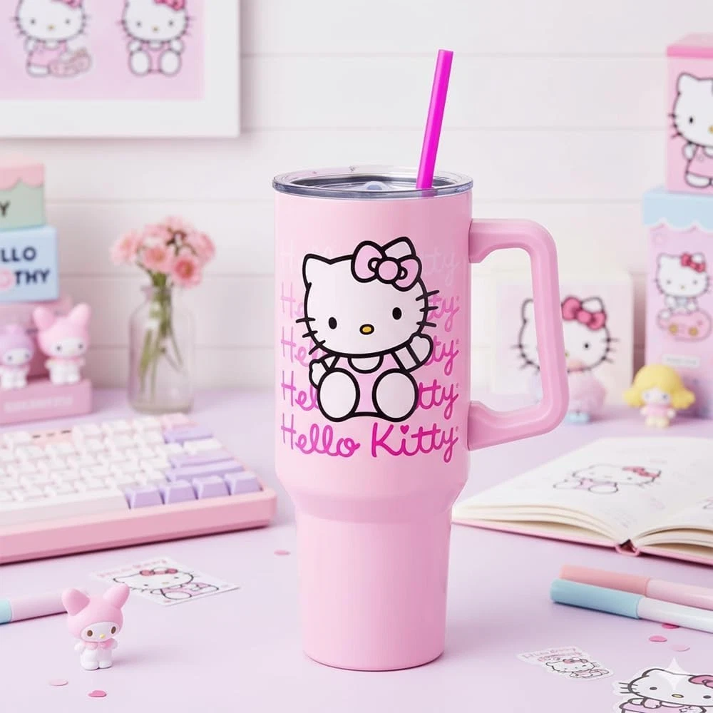 Silver Buffalo Sanrio Hello Kitty Tumbler - Thumbnail 3