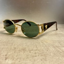 GIANNI VERSACE MOD S60 Col 030 Vintage Round Sunglasses Great con Super Rare 