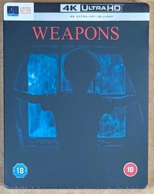 WEAPONS (2025) Josh Brolin 4K UHD Blu-Ray Steelbook BRAND NEW