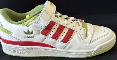 Adidas Christmas Grinch Forum Low Fashion Sneakers Sz 11 New Rare ID3512