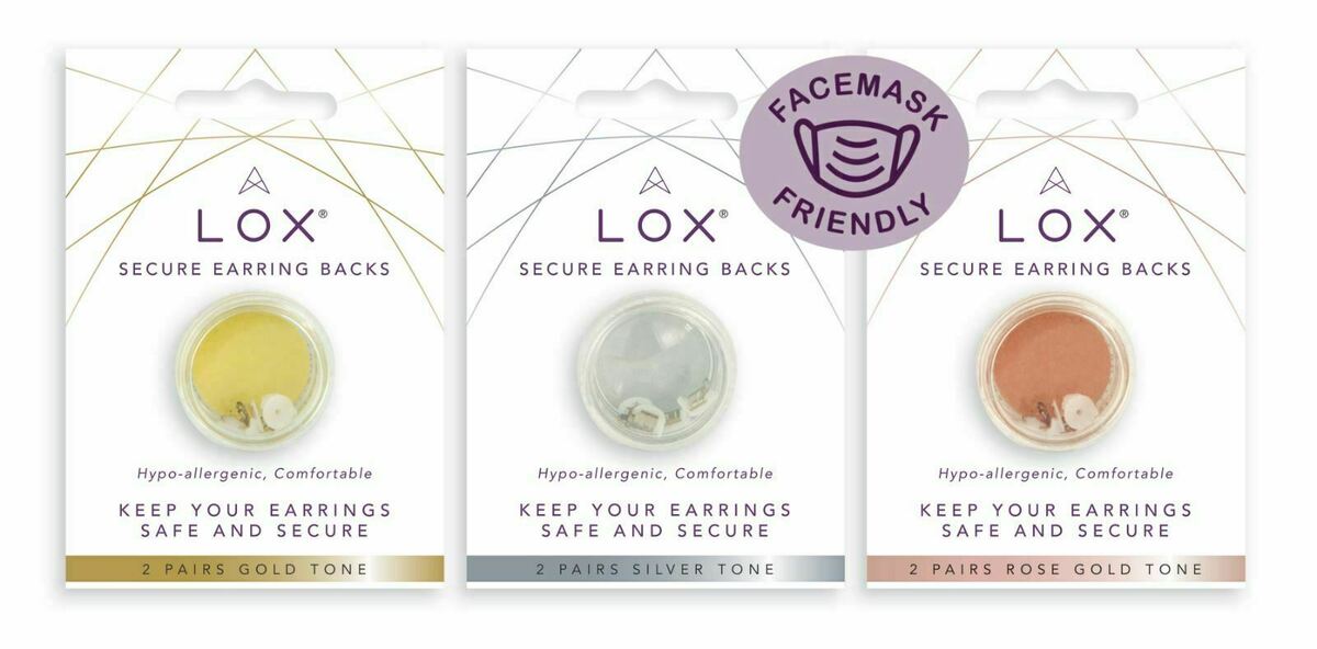 lox earring back - rose gold lox earring back - rose gold