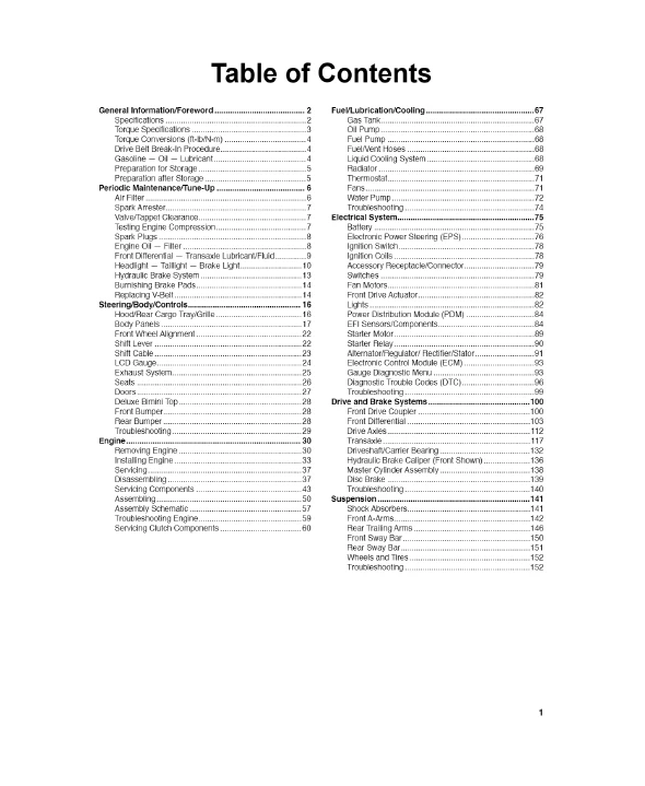 Manual de servicio deportivo Arctic Cat Wildcat | 2016 | CD o USB enviado por correo Foto 2 de 4