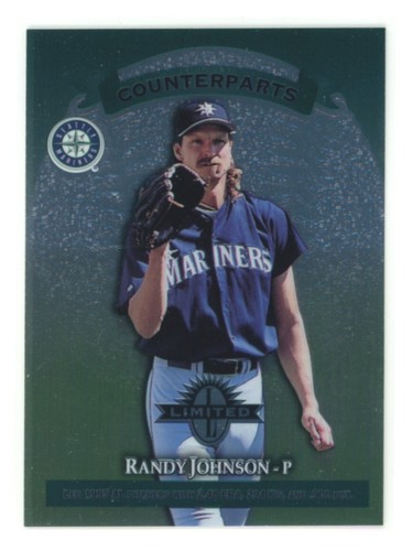 RANDY JOHNSON / JASON DICKSON 1997 Donruss Limited Counterparts #52 - Picture 2 of 3