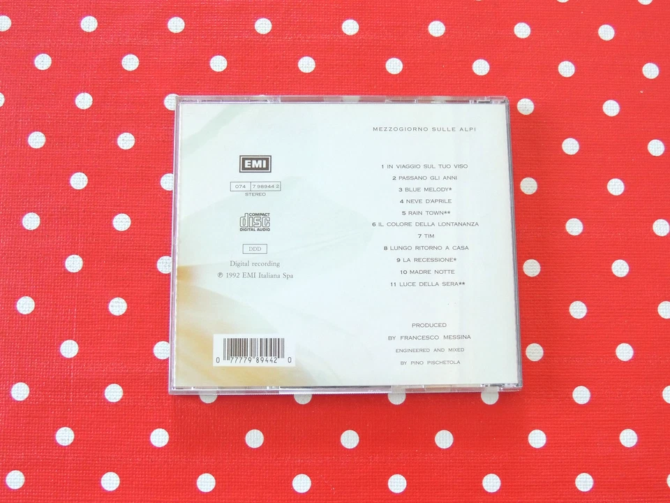 Alice / Mezzogiorno Sulle Alpi - 11 Tracks CD Album - Bild 2 von 4