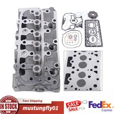 New For Kubota D902 RTV900 Complete Cylinder Head with Valves & Full Gasket Kit