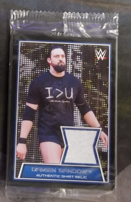 2014 Topps WWE Raw/Smackdown Shirt Relic Damien Sandow