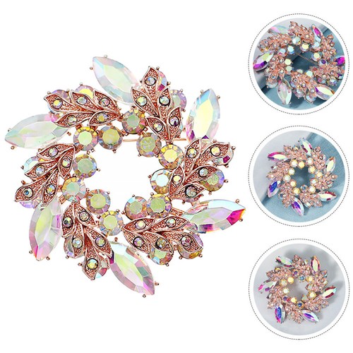 2 Broches Papillon Perle Et Strass - Or Et Argent - Pour Robe, Chemisier, Chapeau - Cadeau élégant Pour Femmes
