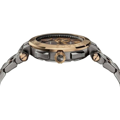 Versace VE1D02023 Aion Chronograph grau bronze Edelstahl Armband Uhr Herren NEU - Bild 2 von 8