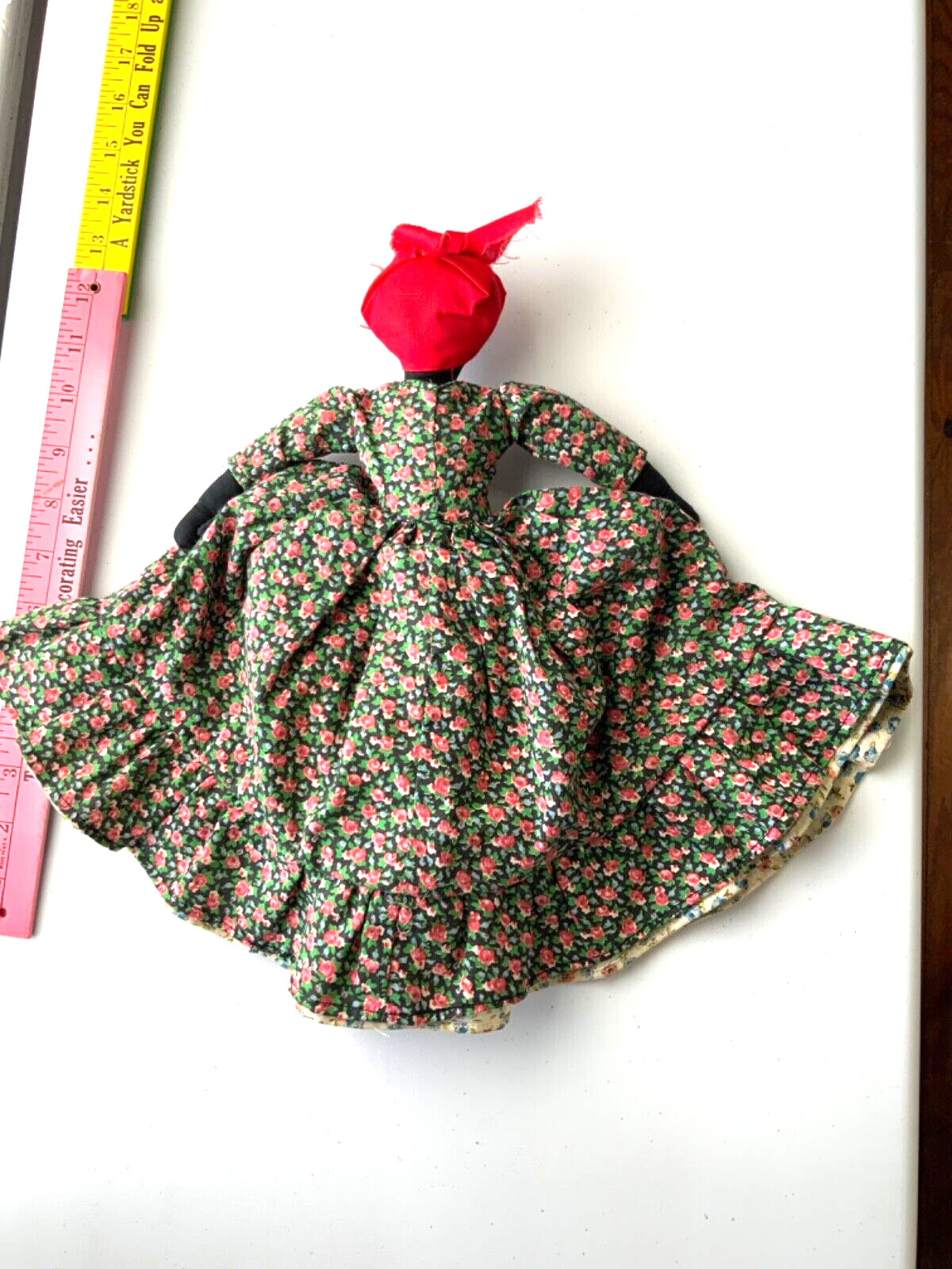 Topsy Turvy  Cloth doll vintage two heads reversible skirt collectible 14 inches