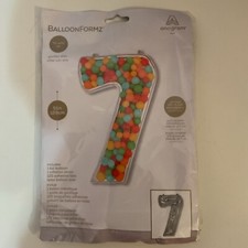 51  Extra Large Anagram Foil Balloon Formz Number  7  