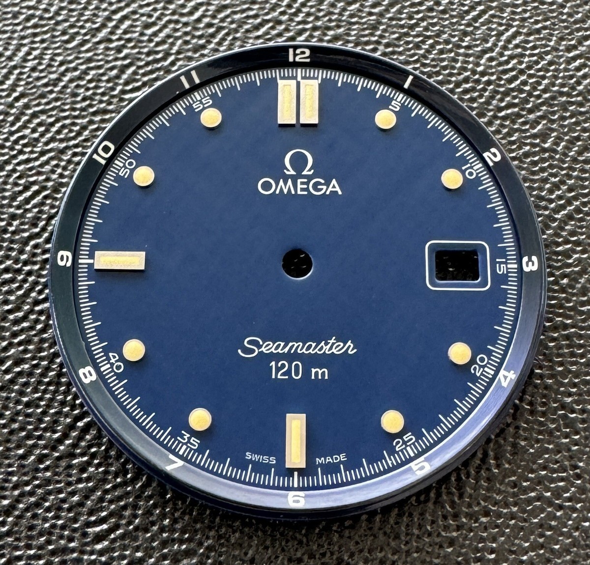 Genuine Omega Seamaster 120m 2811 8033 Caliber 1438 Navy Blue Dial