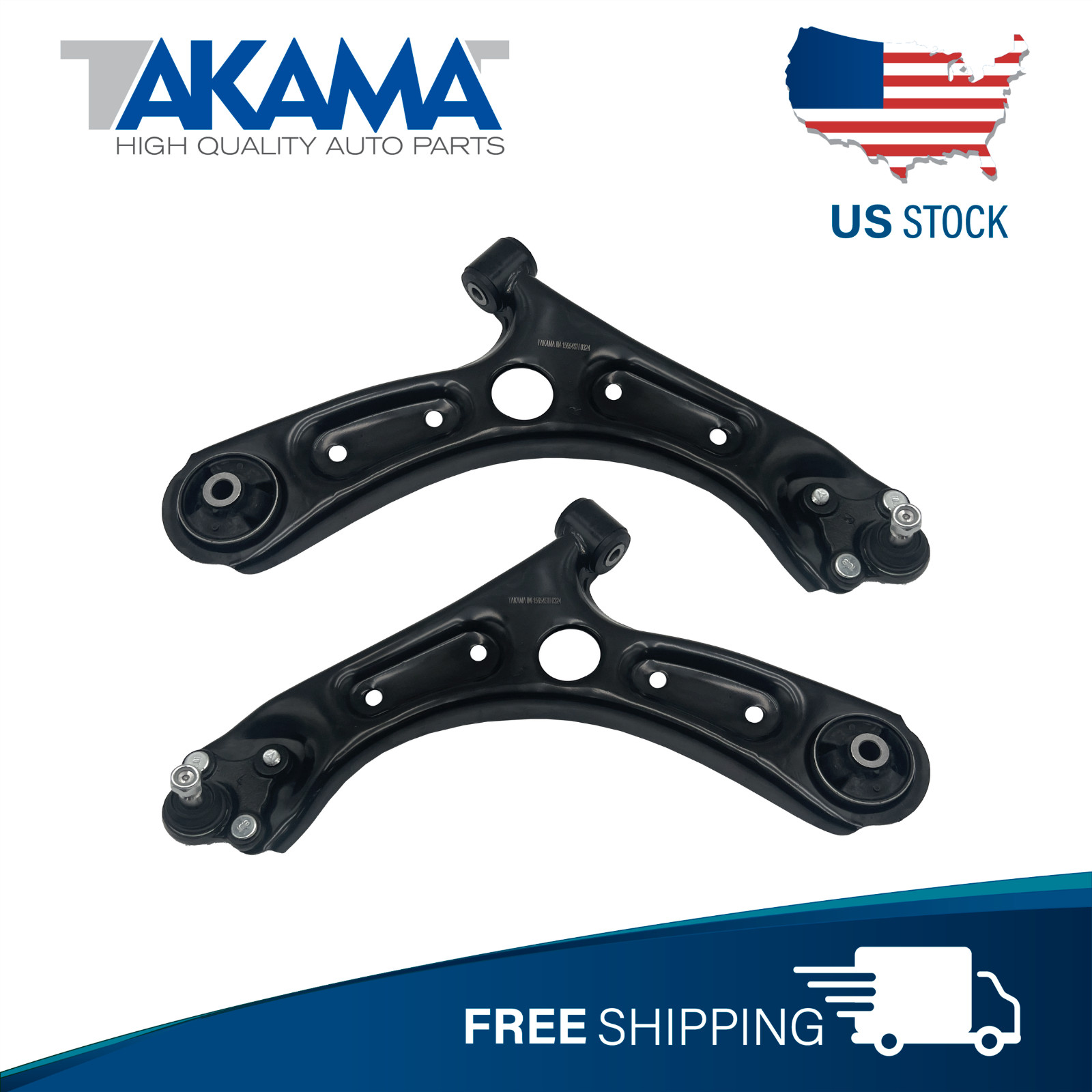 2 Pcs Pair Front Lower Control Arms for 18-23 HYUNDAI KONA (RH-LH)