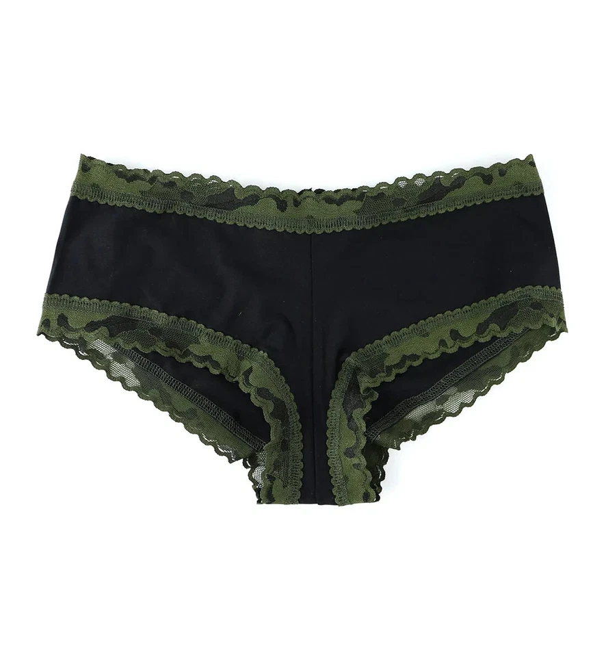 Ropa interior corta Hanky Panky para mujer verde camuflaje algodón L31620 talla pequeña Foto 3 de 3