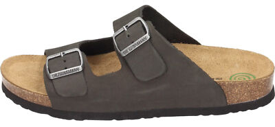 Dr. Brinkmann Pantolette Echtleder grau