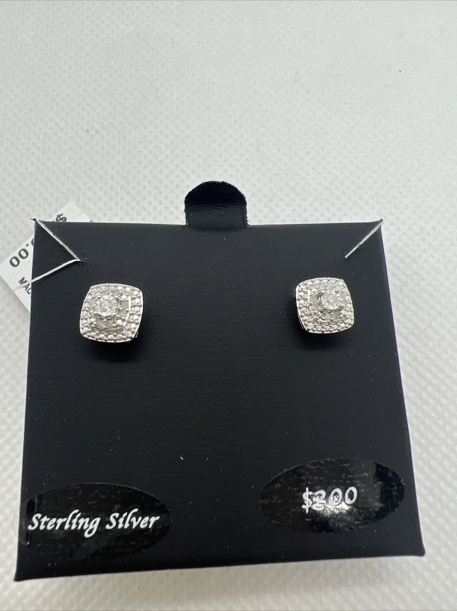 Bridge diamond hotsell stud earrings