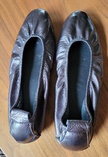 Arche Women's LAIUS BALLERINAS Flats Shoes Pewter Grey Metallic Size 8